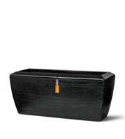 Planter Rectangle Arc Granite Black