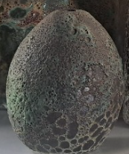 Vase Lava Egg XS Green Lava