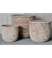 Rucca Lines Terracotta Antique Choco Set 3