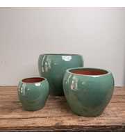 Kabru Ceramic glazed pots set /3