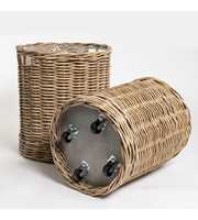 Rattan Round Incl. Wheels
