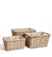 Rattan Square Long Set 3