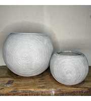 Don Jiang Ball Pot, Fiberbeton S/2