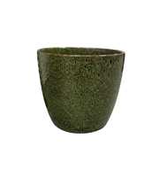 Egg Pot Cypress green ceramic