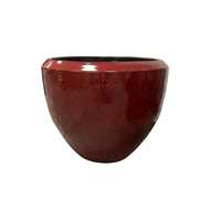 Belly Pot oxblood ceramic