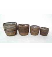 Basket Round Pots Window / Vindue S/4