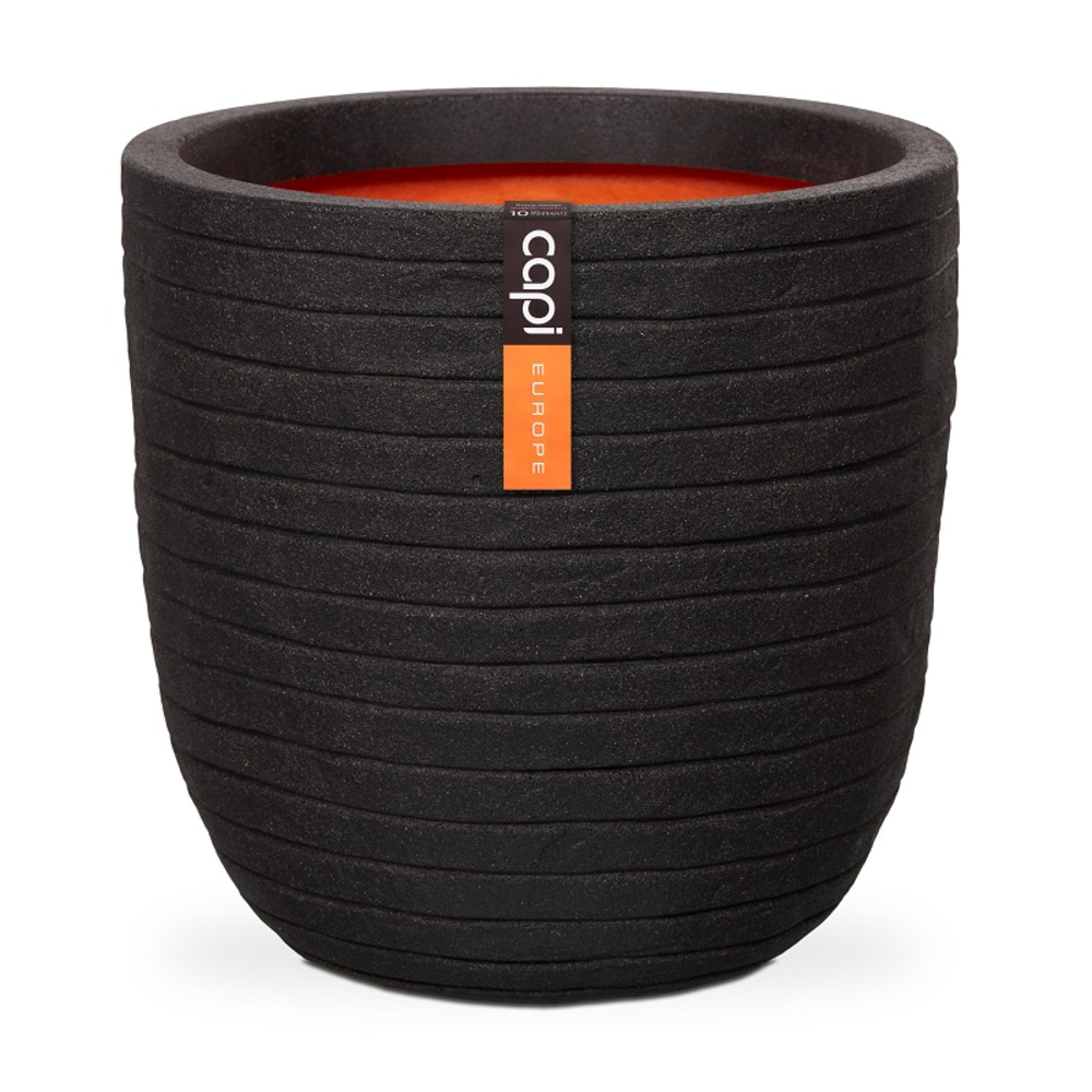 Planter Ball Row Black.