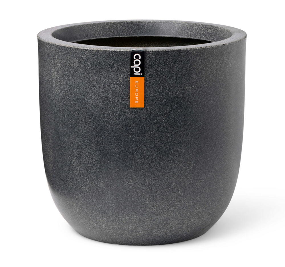 Planter Ball Waste Smooth Terrazzo Grey.
