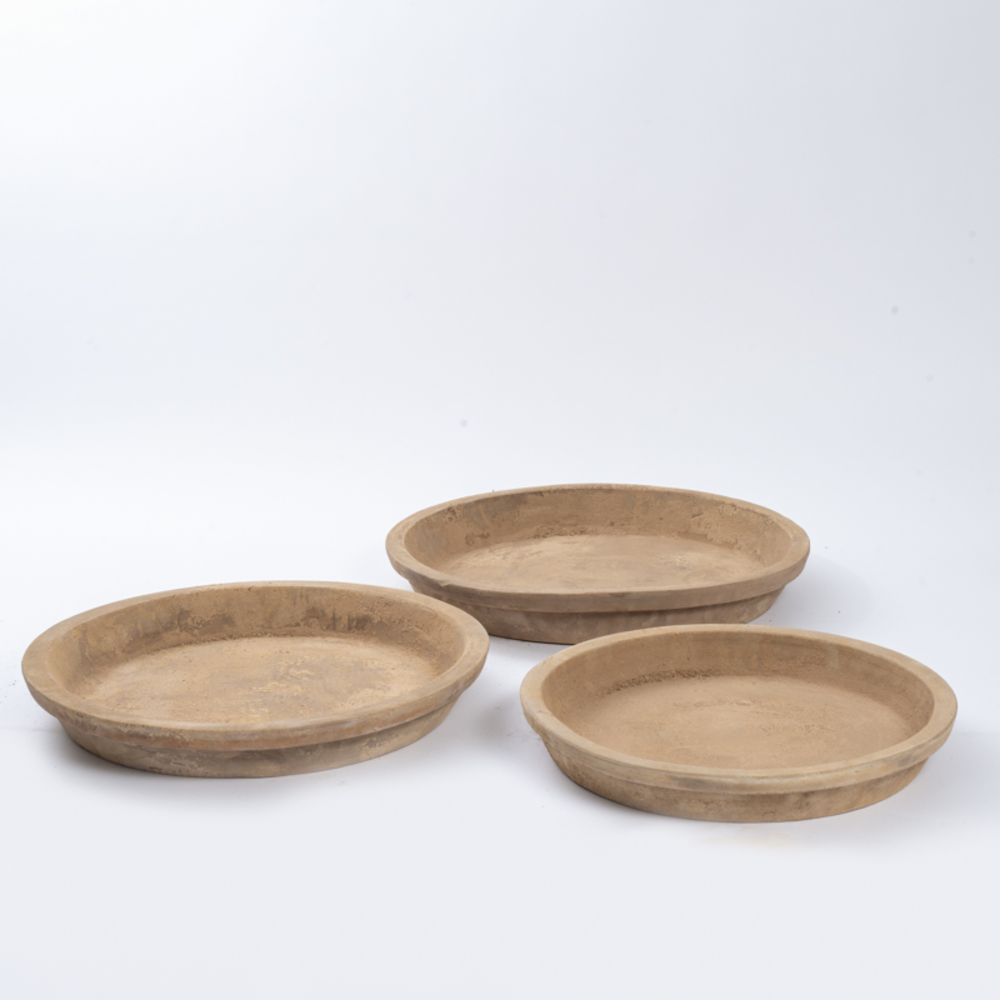 Saucer / underfad Antik Choco Terracotta 50.