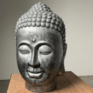 Buddha Charcoral Head.