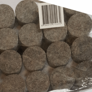 Filtdupper/Felt Ø25H15mm (100 Stk. pr. pk).