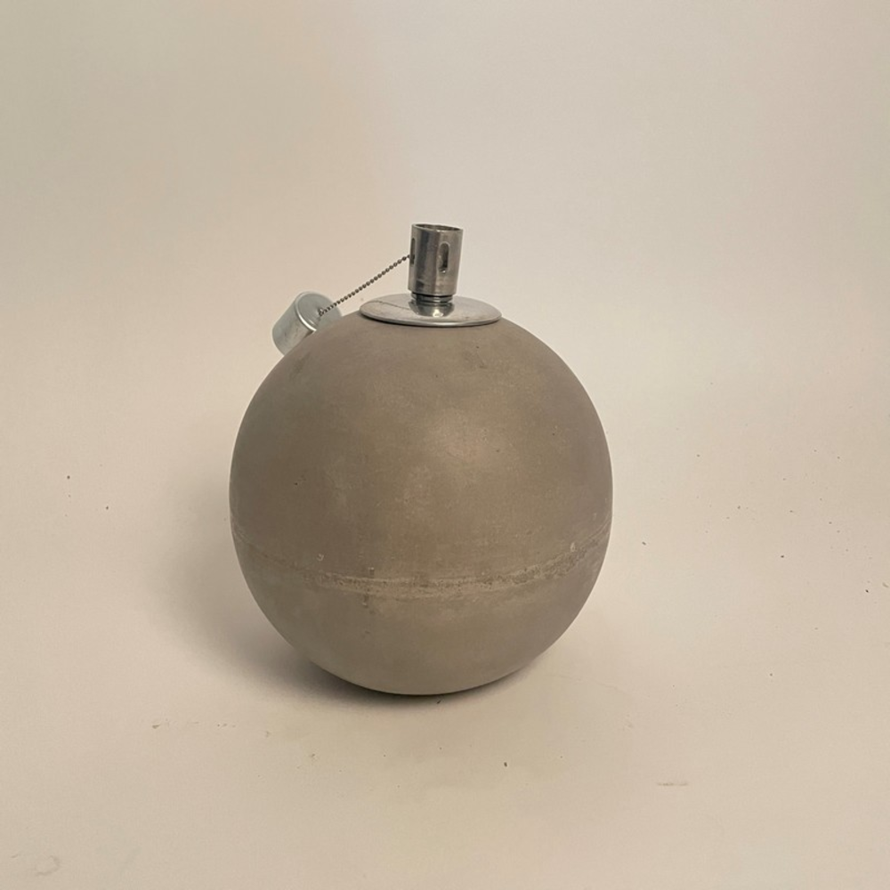 Olielampe Ball Fiberbeton.