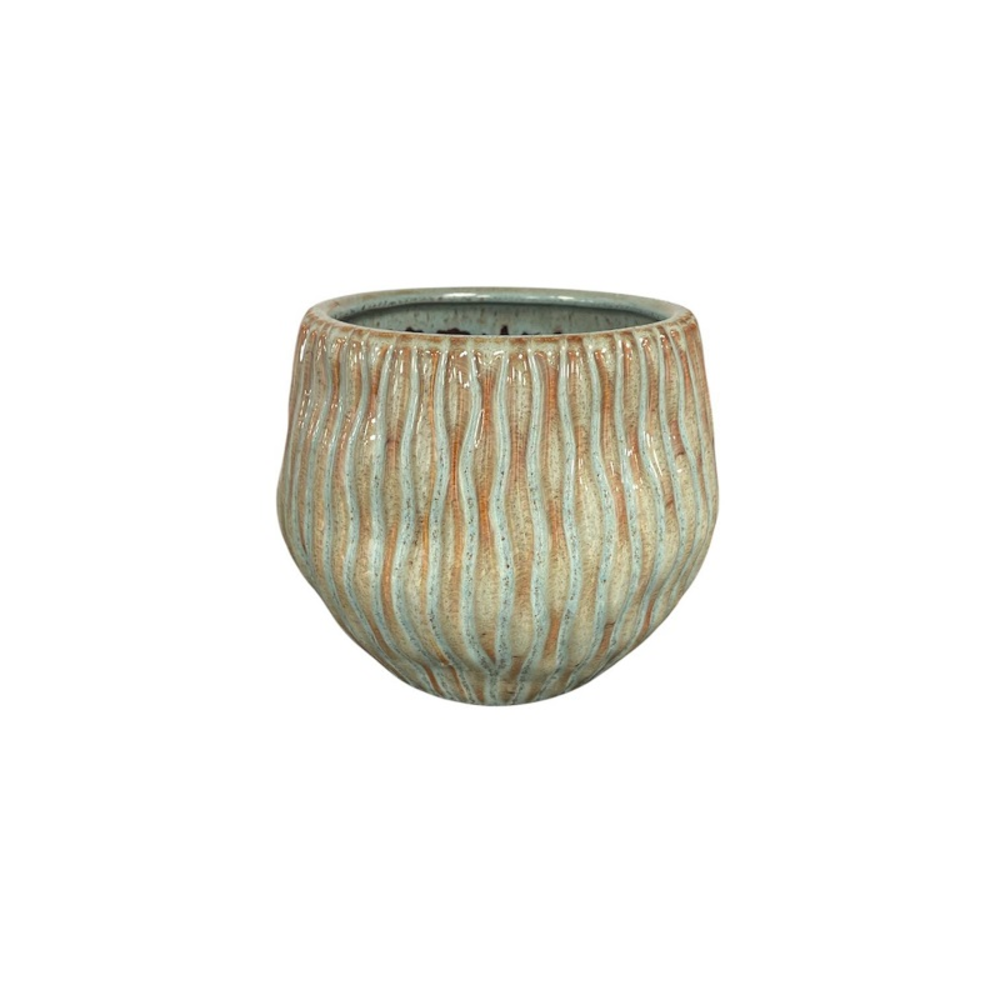 Wave Egg Pot Ice Ceramic.