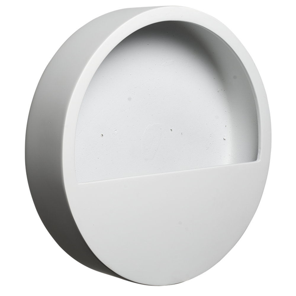 Wallhanger Cirkel Matte White.