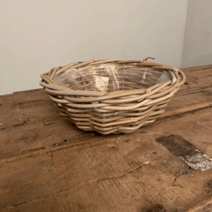 Basket Bowl Rattan incl Plastic lining