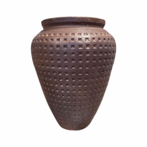Cavallo Bullet Black Clay Vase.