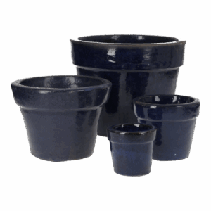 Korab Glazed Set 4 Blue.