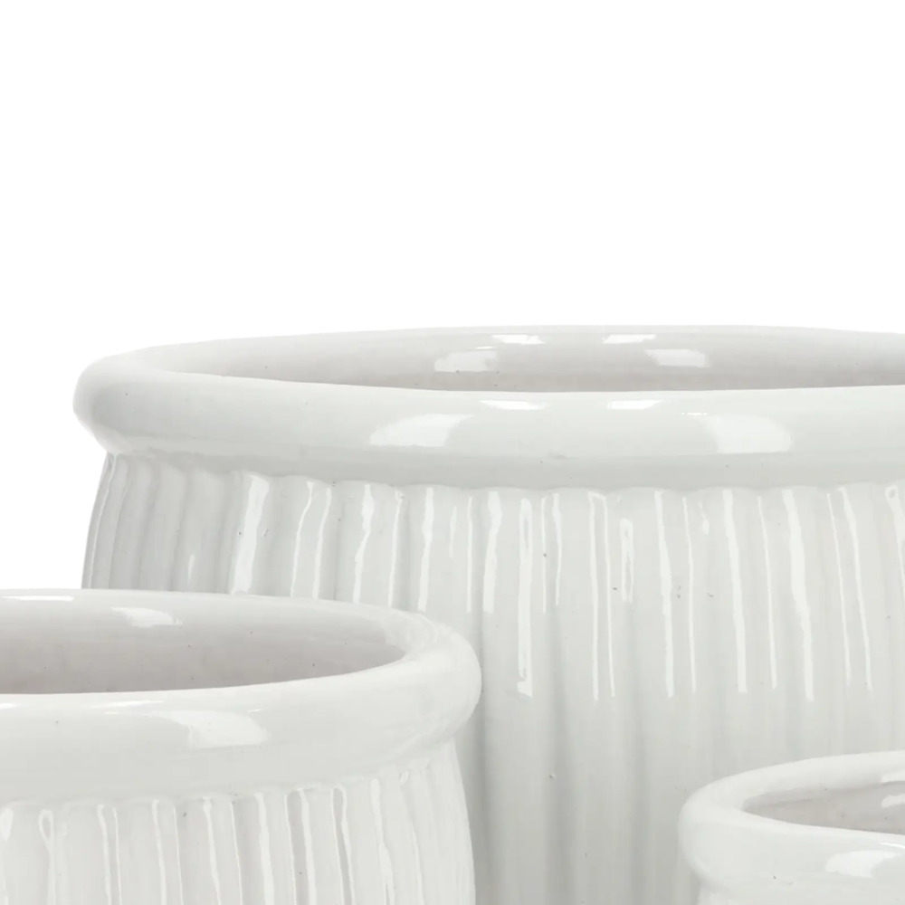 Closeup af Delta Melon Glazed Set 3.