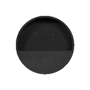 Wallhanger Cirkel Black.