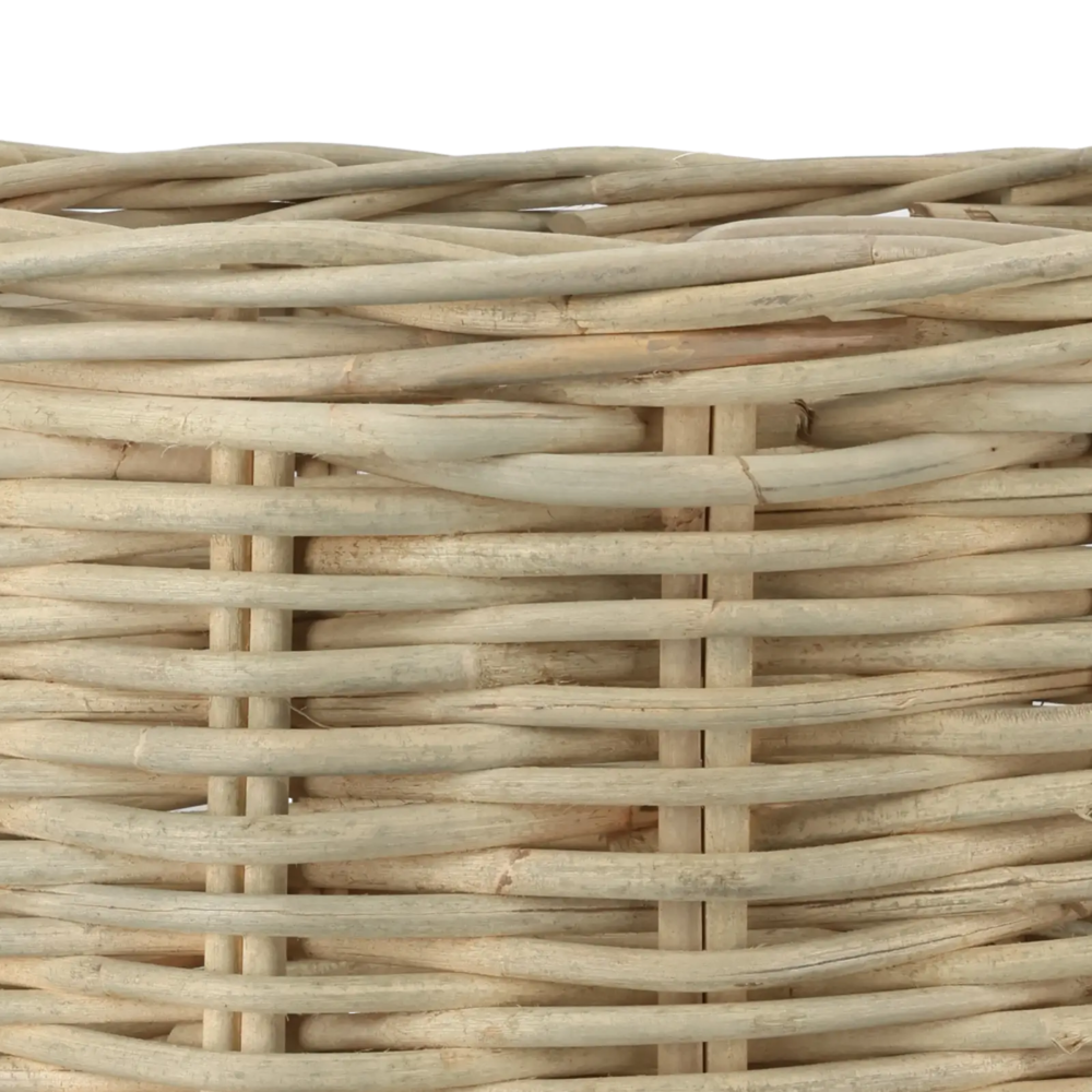 Closeup af Round Cylinder Rattan XL 80.