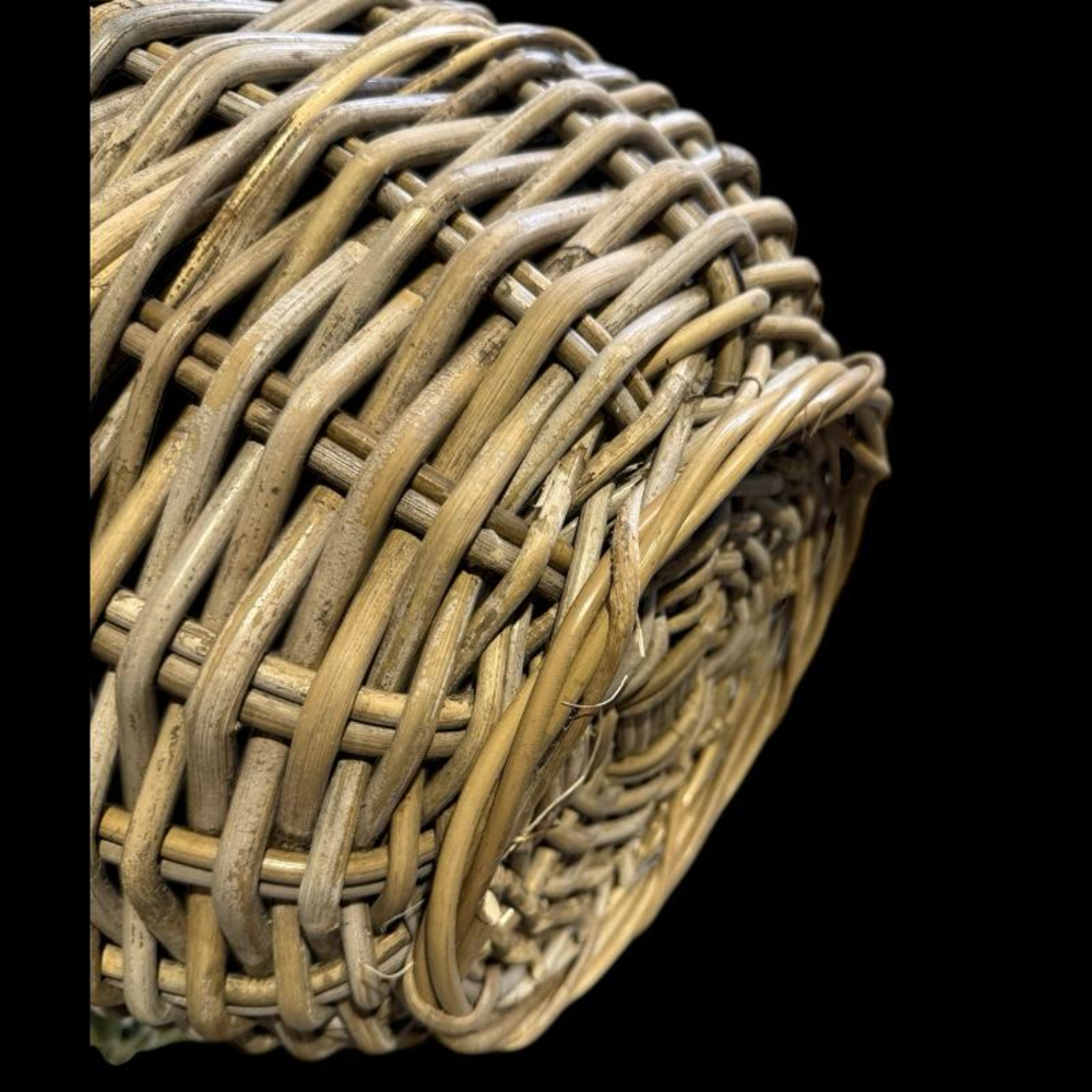 Round Rattan with plastic lining set 3.