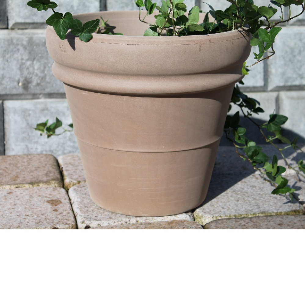 Doppio Bordo Choco Terracotta Italy.