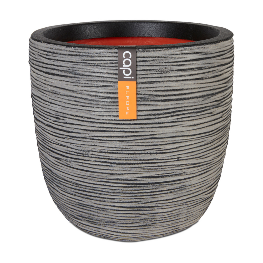 Planter Ball Rib Antracit.