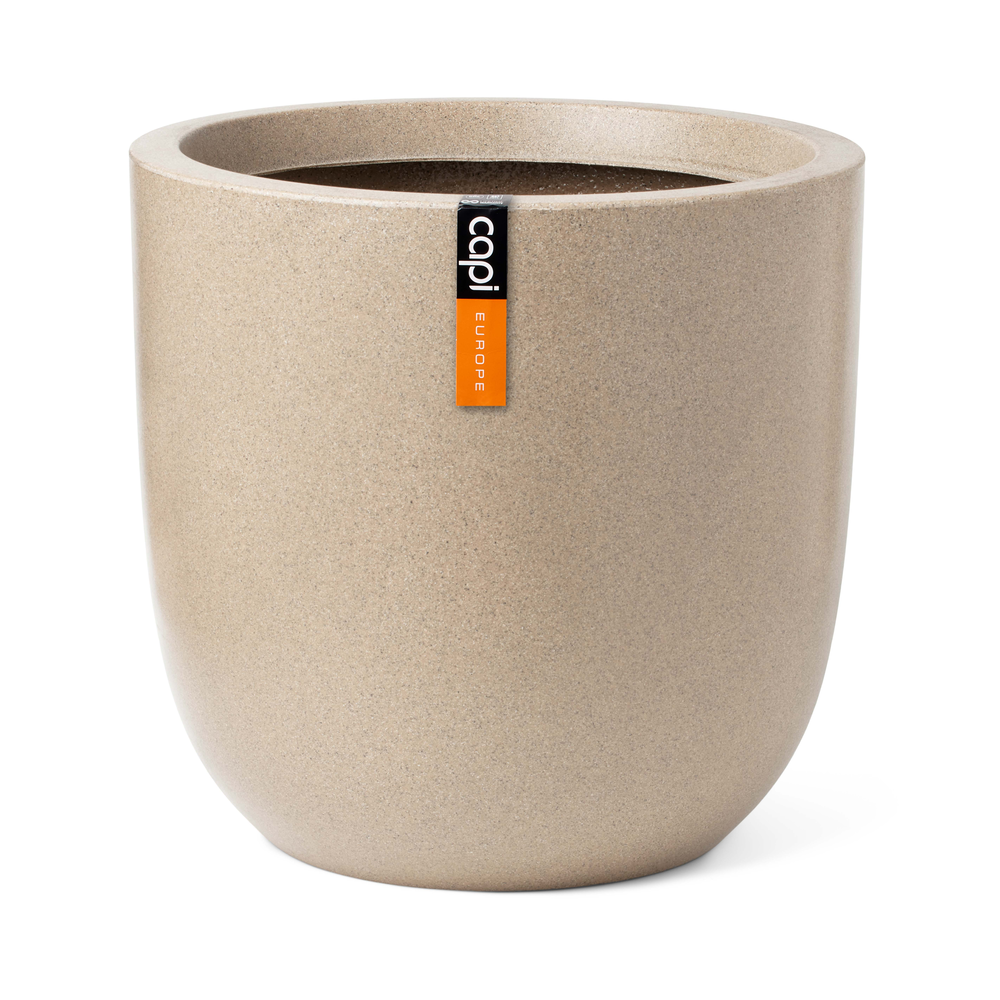 Planter Ball Waste Smooth Beige.
