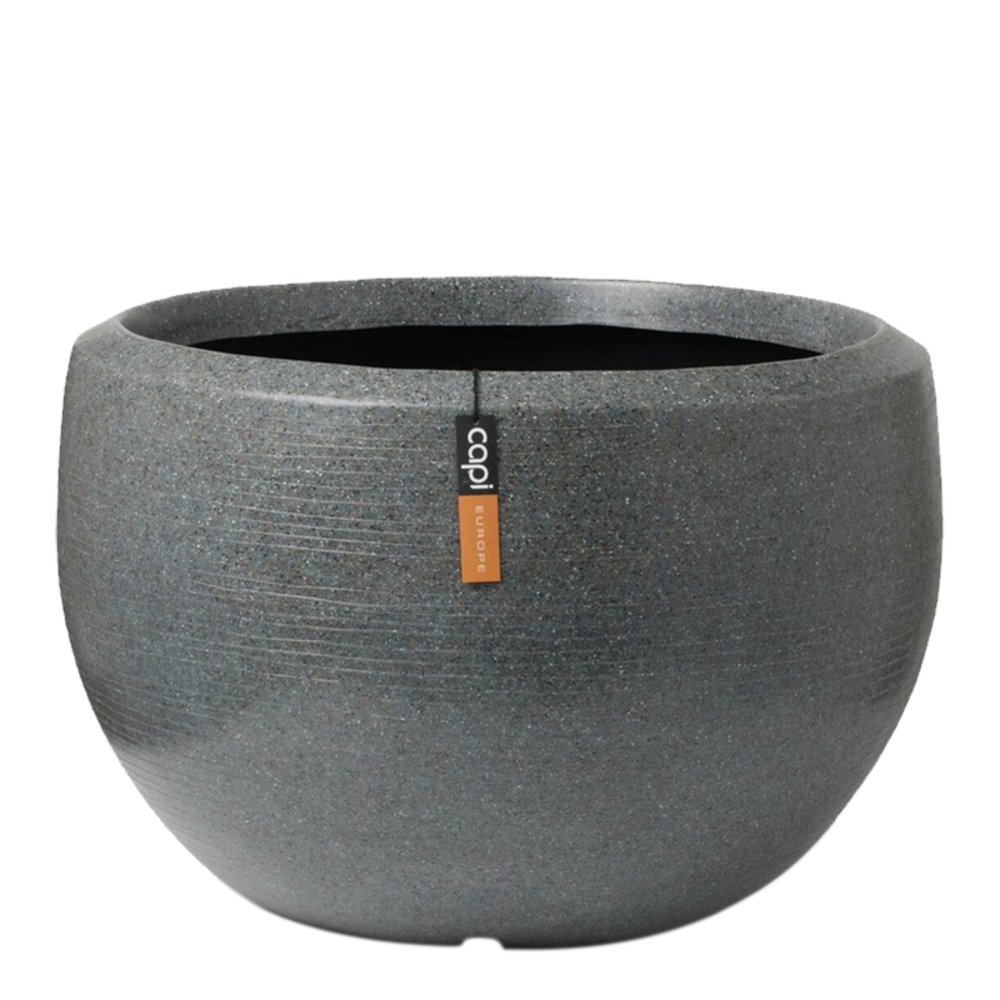 Vase Ball Arc Granite Antracit.
