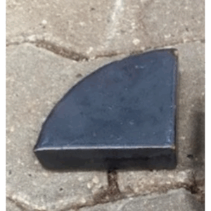 Krukkefødder / Pot Feet Glazed Antracit.