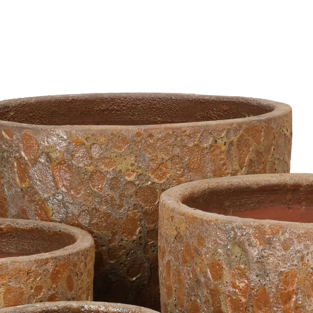 Closeup af Caucasus Lava Rust Set 5.