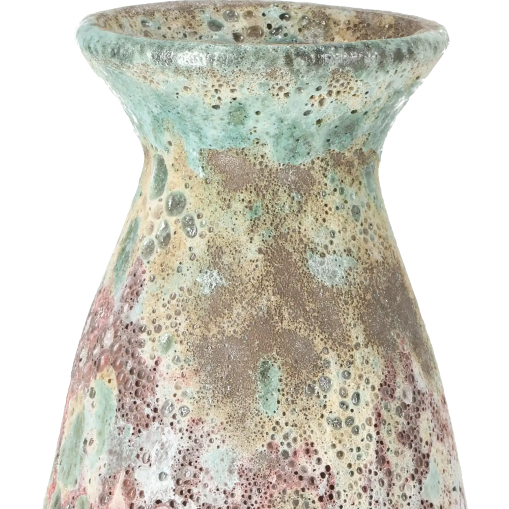 Closeup af Vase Lava High Green Lava.