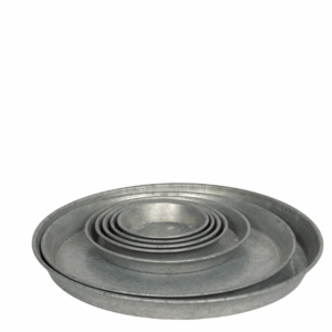 Zink underfad / Saucer Ø55 cm XL.