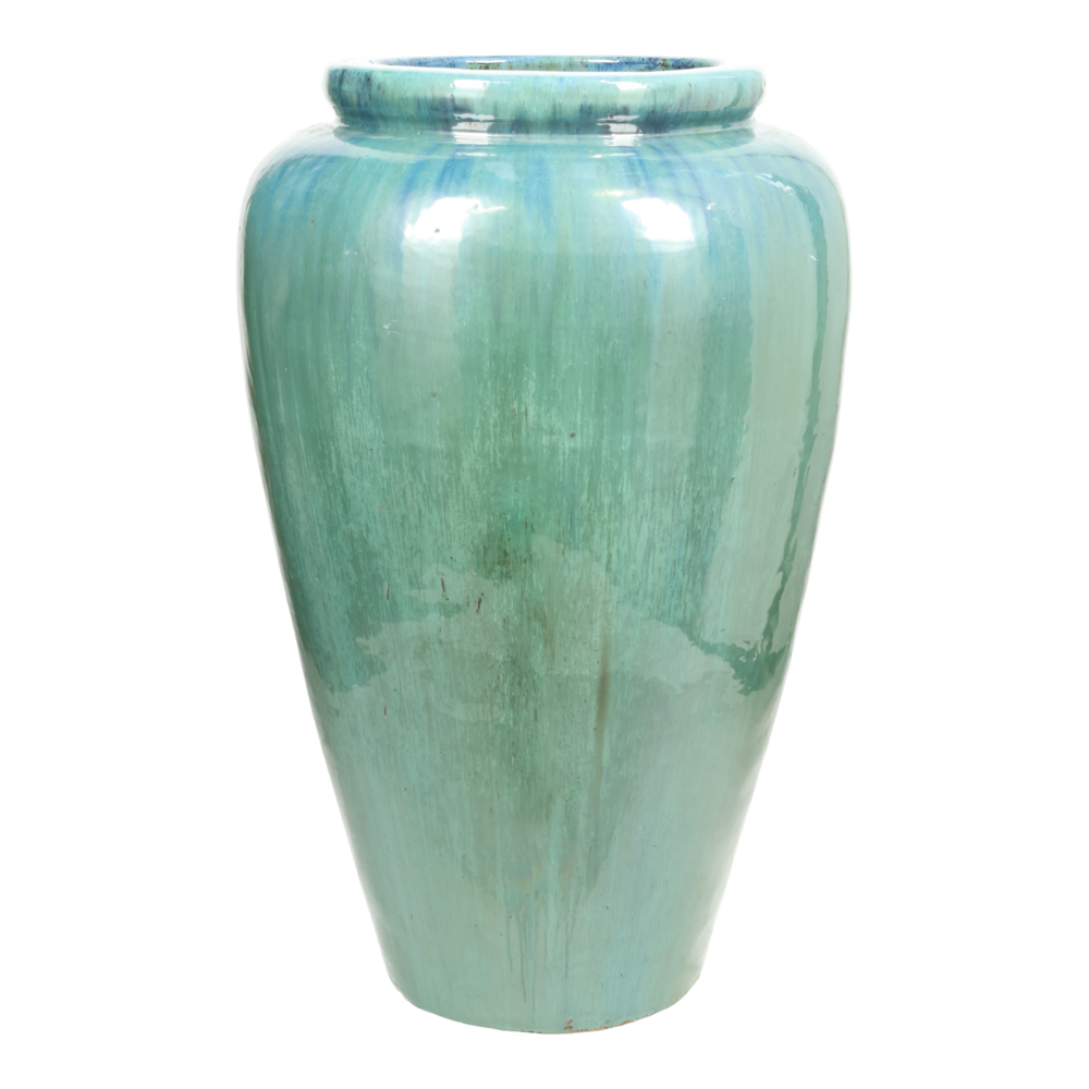 Karakoram Glazed Ceramic jar high.