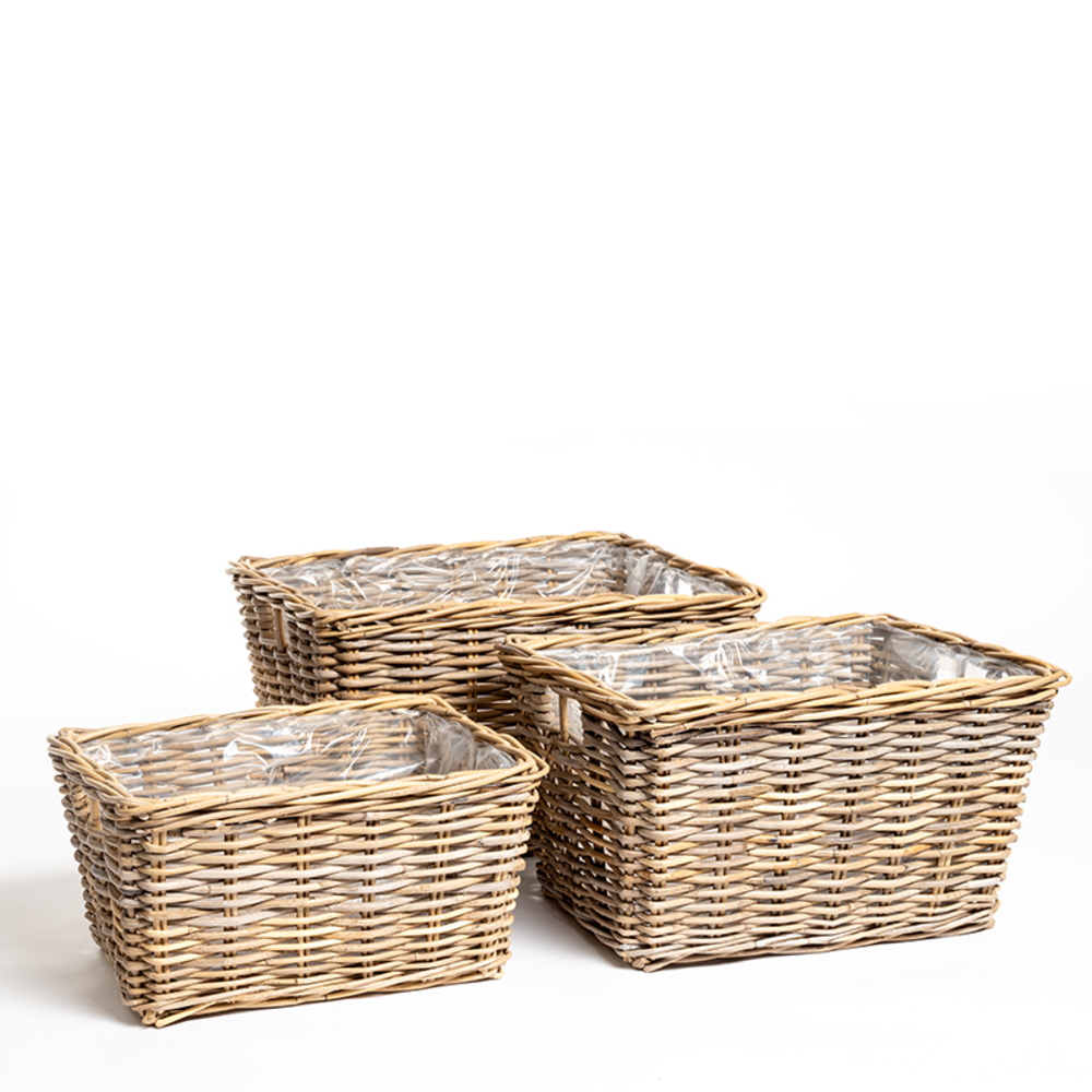 Rattan Square Long Set 3.
