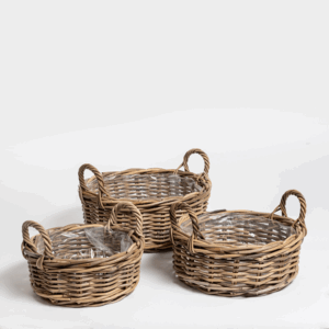 Rattan Low Round Set 3.