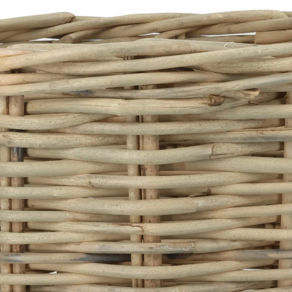 Closeup af Round Cylinder Rattan XL 60.