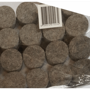 Filtdupper/Felt Ø25H15mm (100 Stk. pr. pk).
