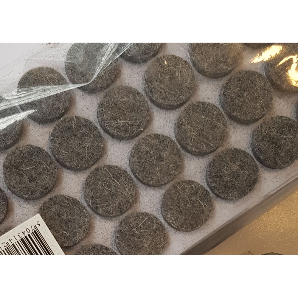 Filtdupper/Felt Ø15H7mm (400 Stk. pr. pk.).