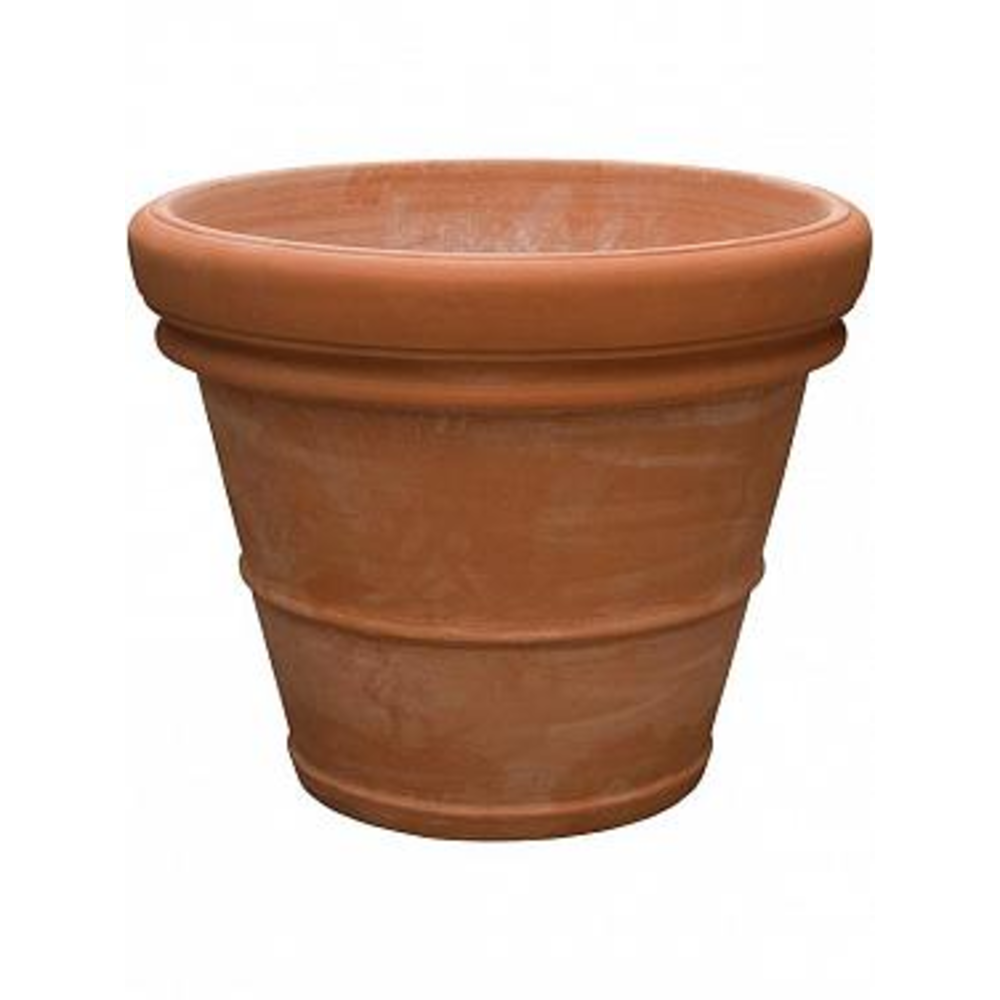 Doppio Bordo Terracotta Liscio Italy.