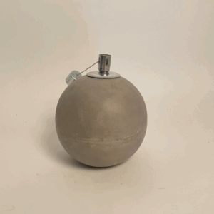 Olielampe Ball Fiberbeton.
