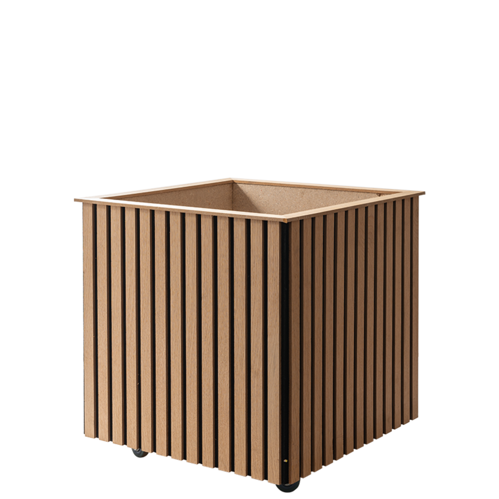 Acoustics Square Planter incl Wheels 80.