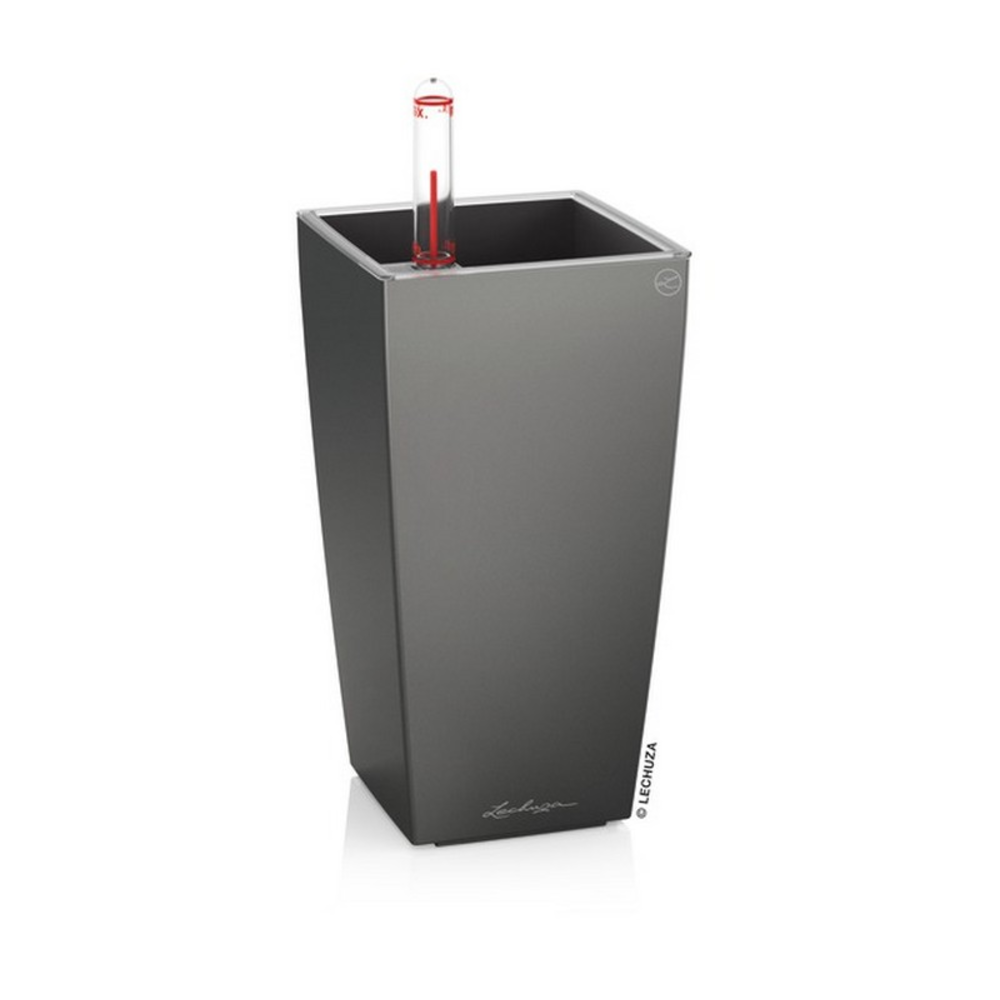 MAXI CUBI - Table planters All-In-One charcoal.
