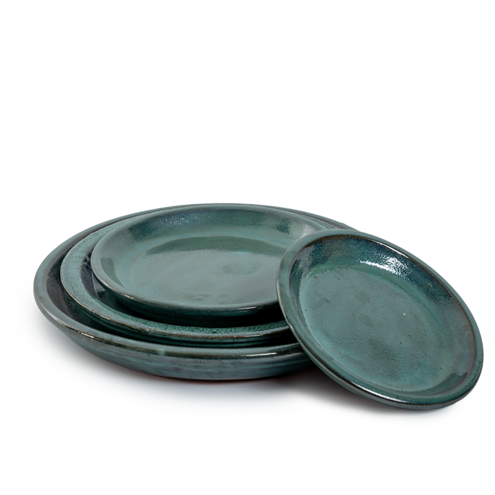 Saucer / Underfad Green Set 4.