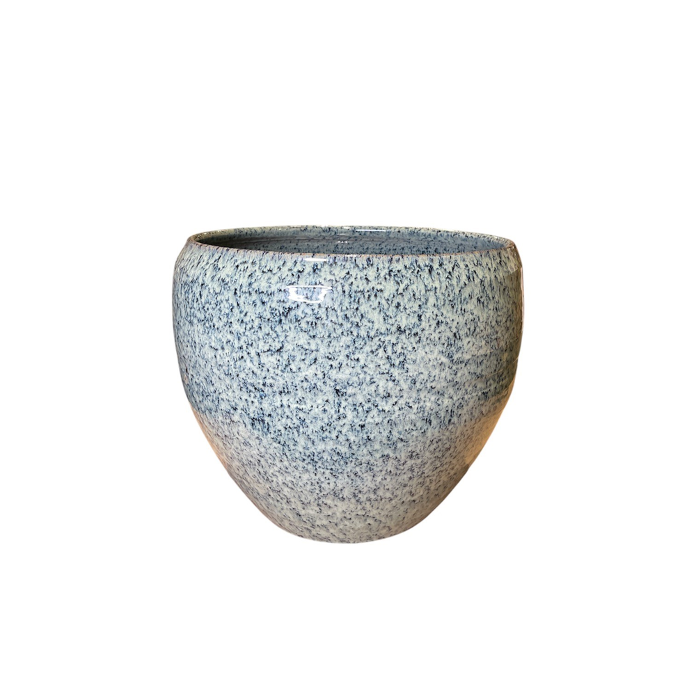 Belly Pot Celadon blue/green ceramic.