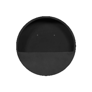 Wallhanger Cirkel Black.