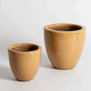 Egg Pot S/2 Sand.