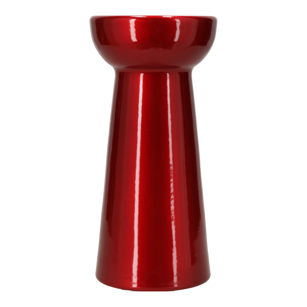 Hyacinth Vase High Red.