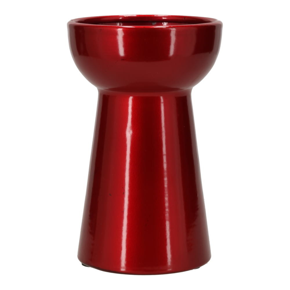 Hyacinth Vase Red.
