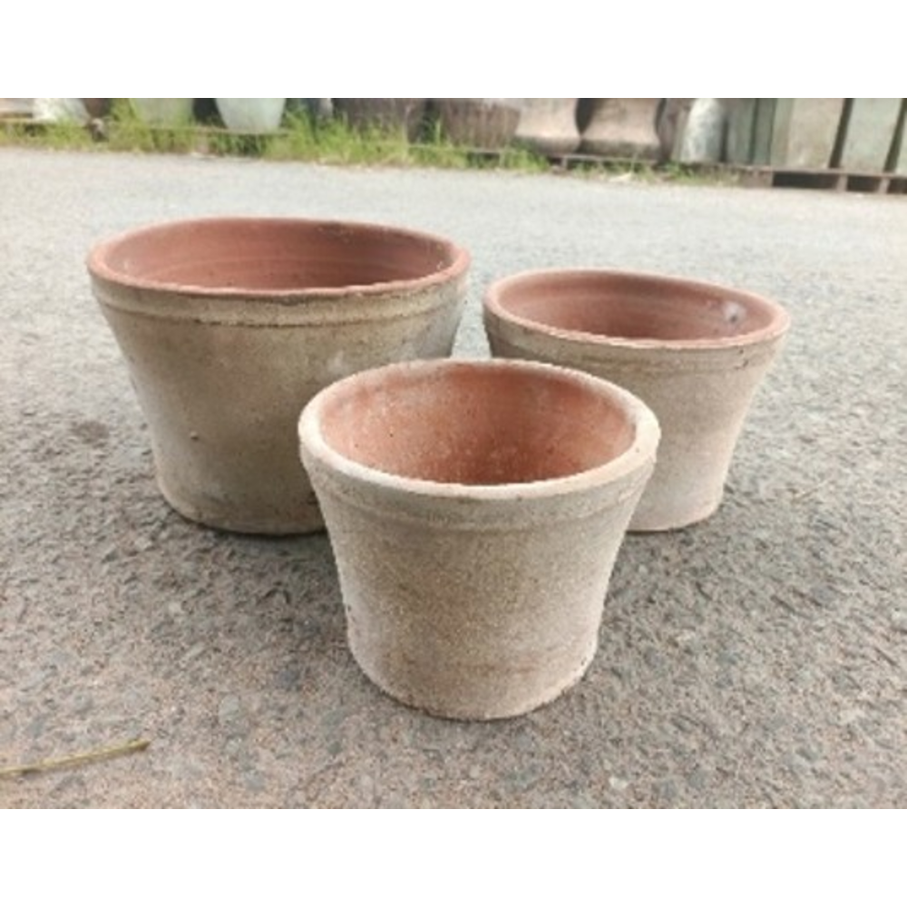 Antique Pot set brown Set 3.